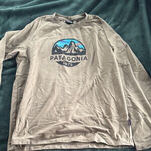 Patagonia Men's Tan Long Sleeve Tee